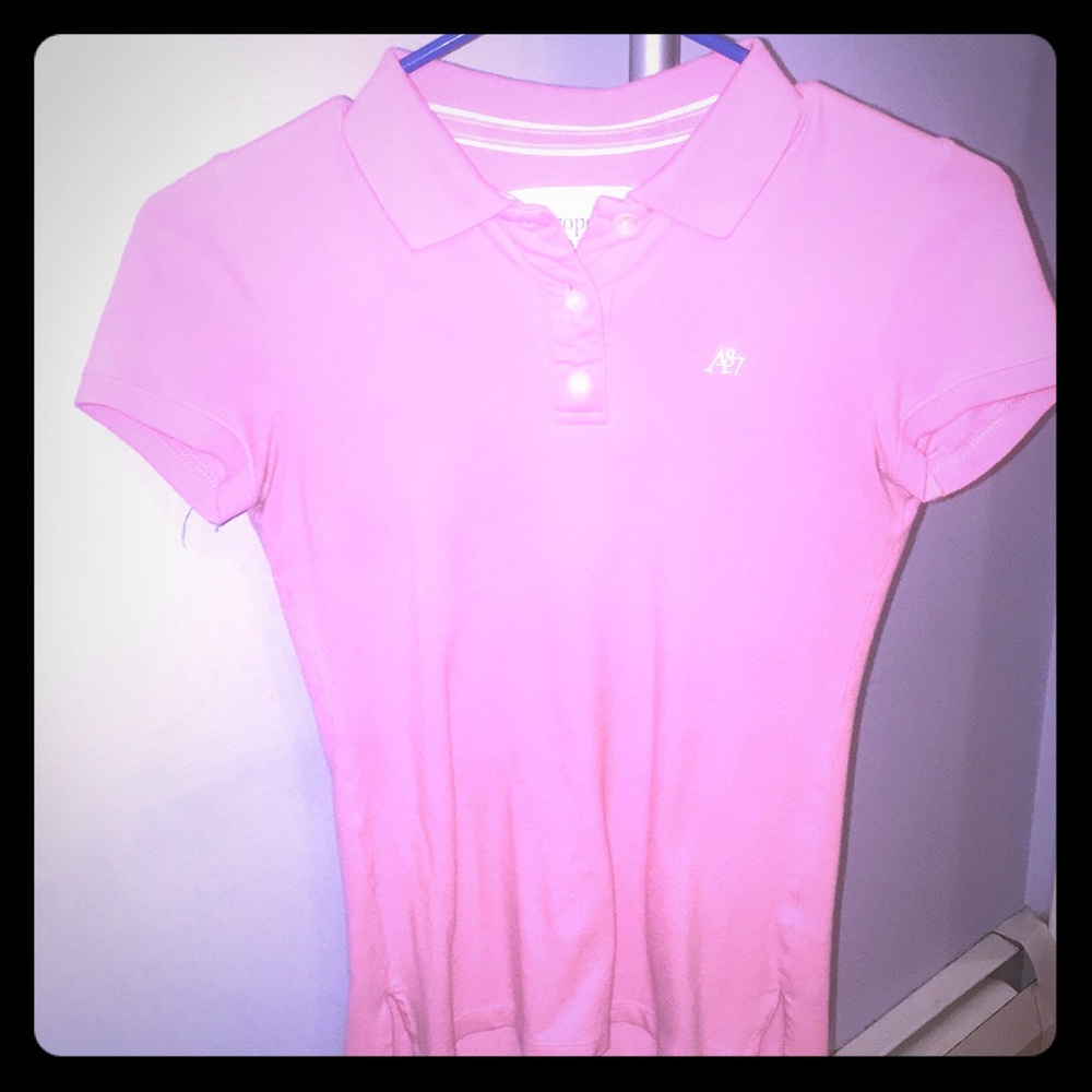 Pink collared shirt!!